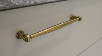 Bucătărie MODERNĂ, de colț, în nuanță - alb/fildeș Bucătarii moderne